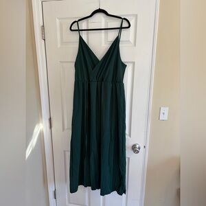 SHEIN Deep Green Maxi Dress